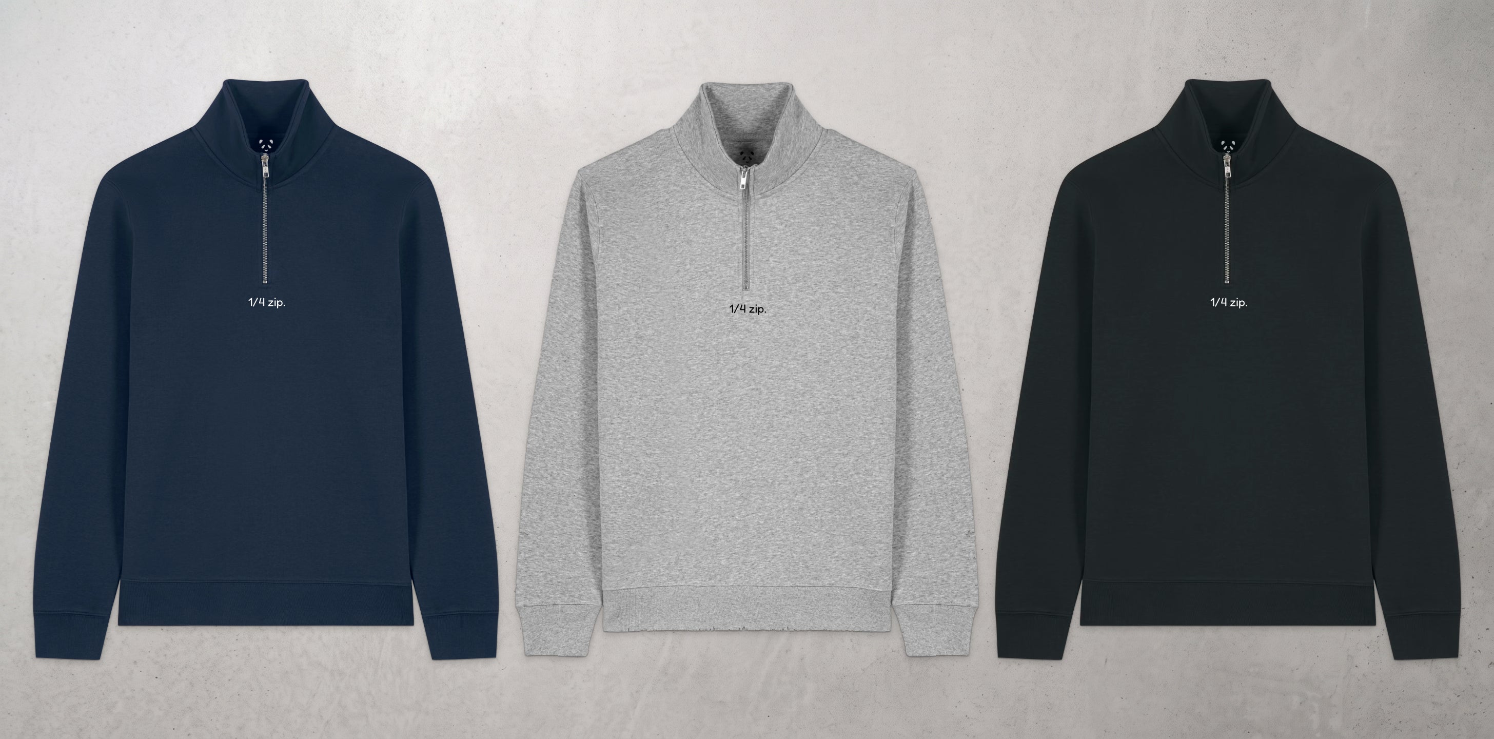 light 1/4 zip.