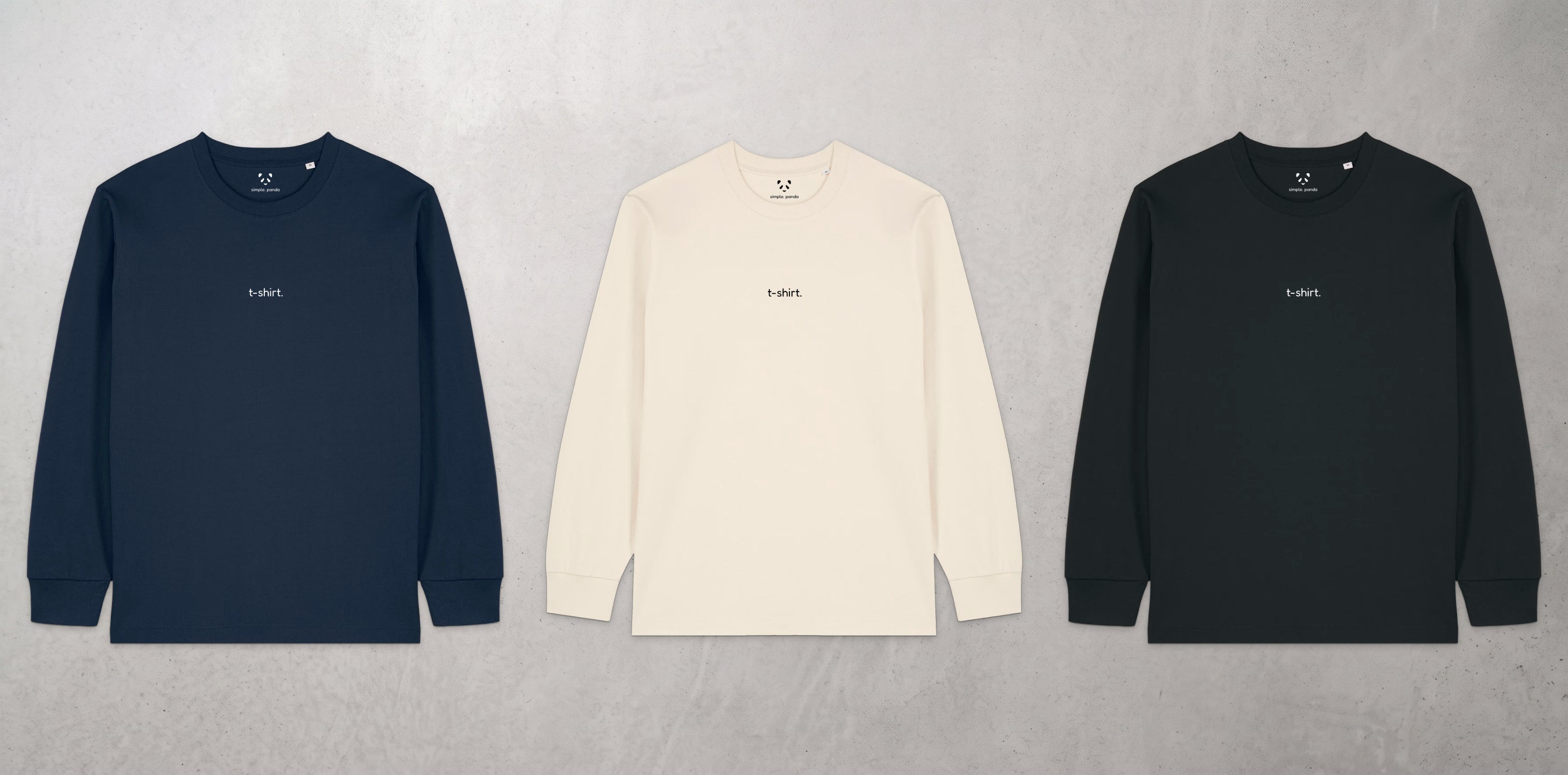 long-sleeved t-shirt.
