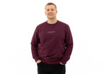 simple. sweatshirt. snug. zinfandel.