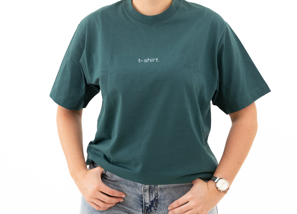 simple. t-shirt. glazed-green.