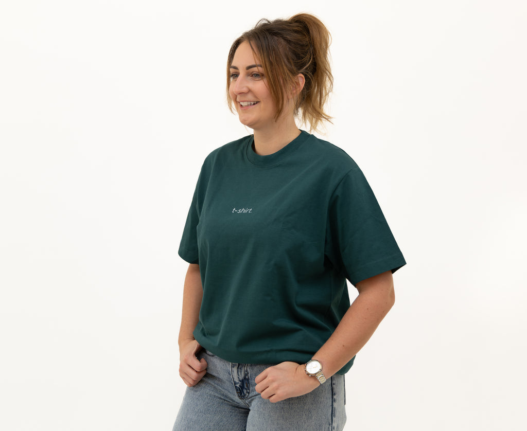 simple. t-shirt. glazed-green.