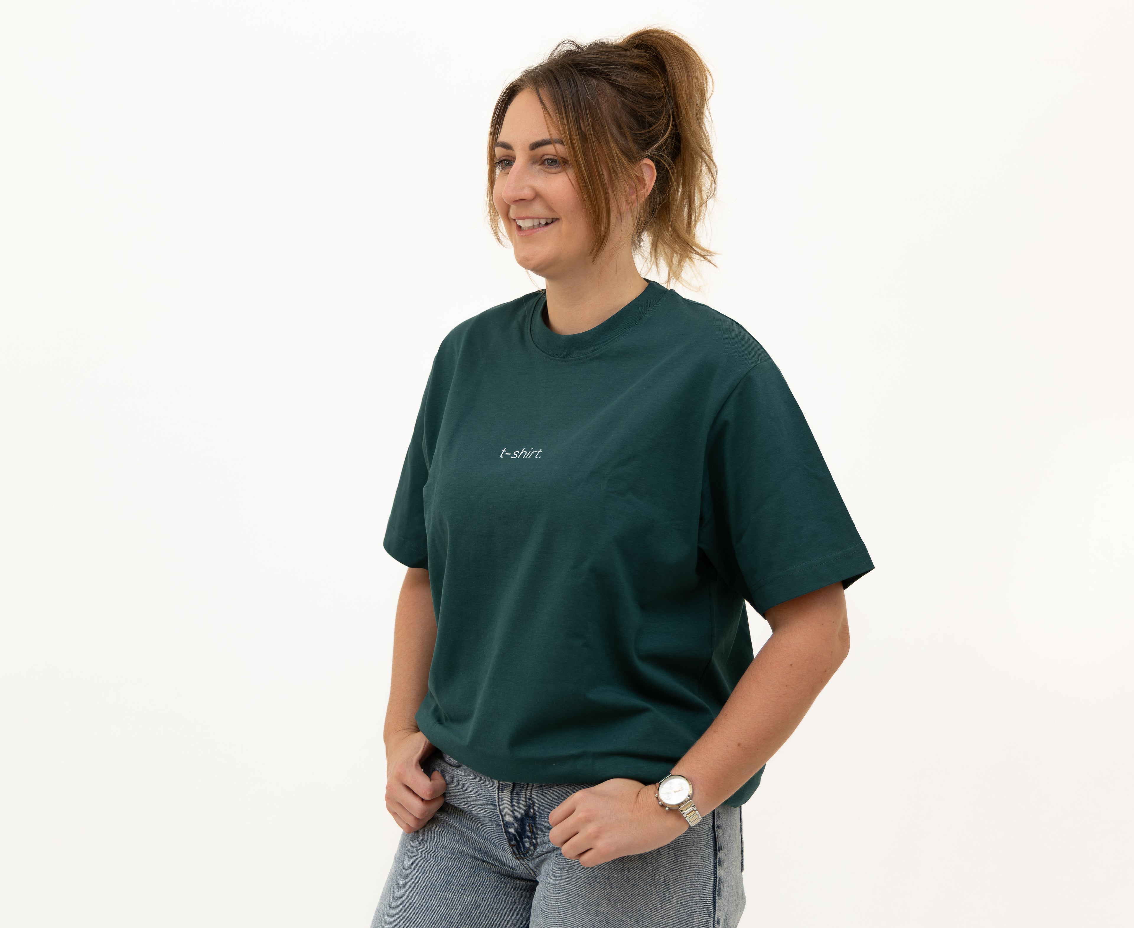 simple. t-shirt. glazed-green.