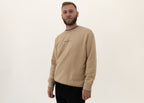 simple. sweatshirt. snug. desert-sand.