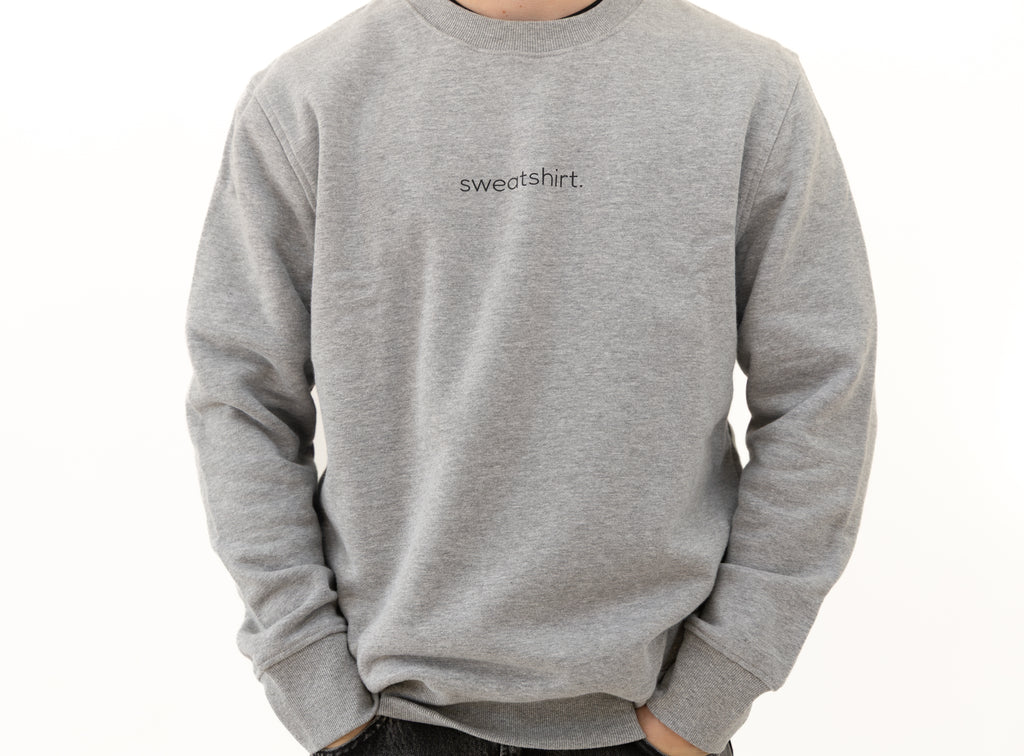 simple. sweatshirt. grey-marl.