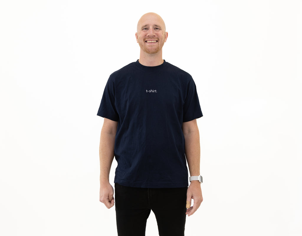 simple. t-shirt. french-navy.