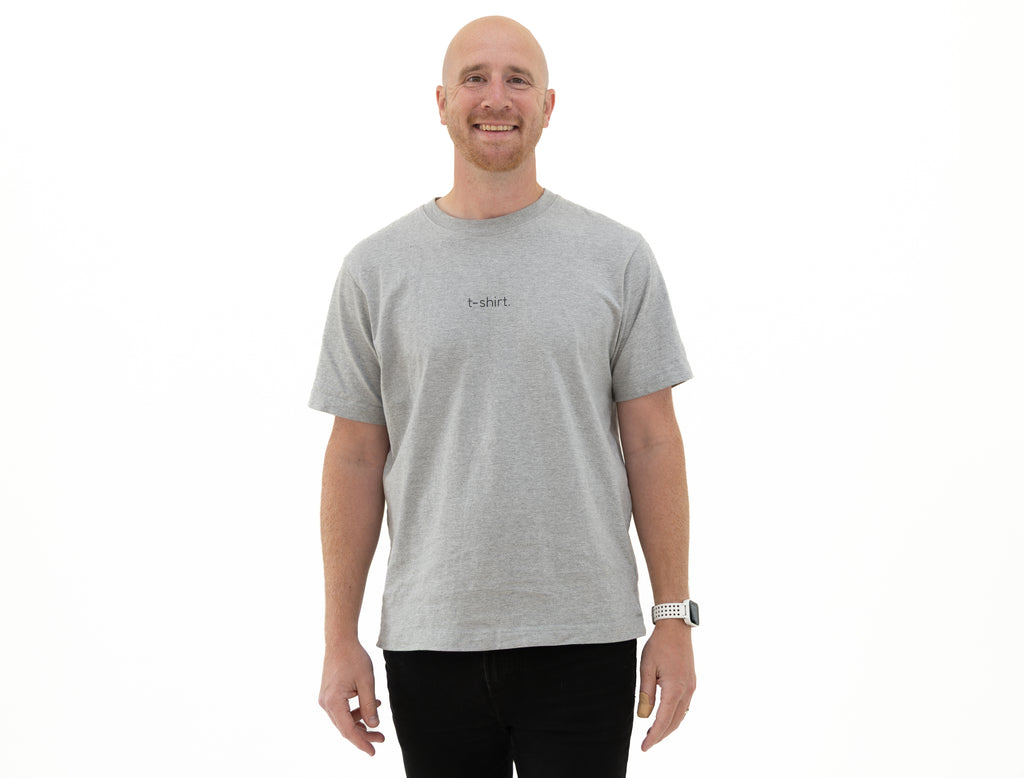 simple. t-shirt. heather-grey.