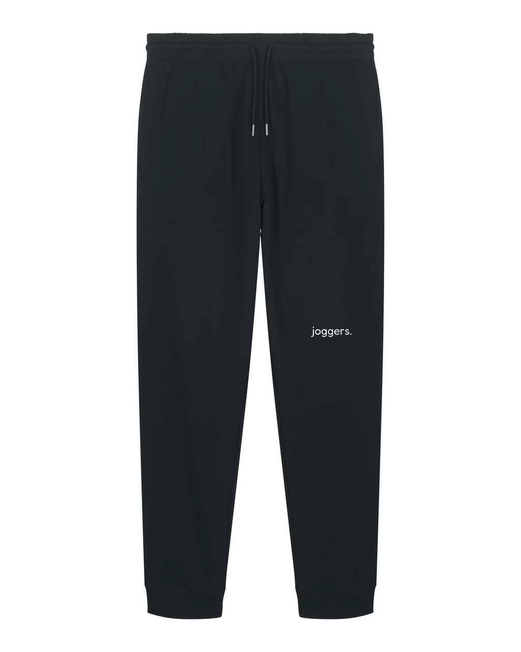 simple. cuffed joggers. black.