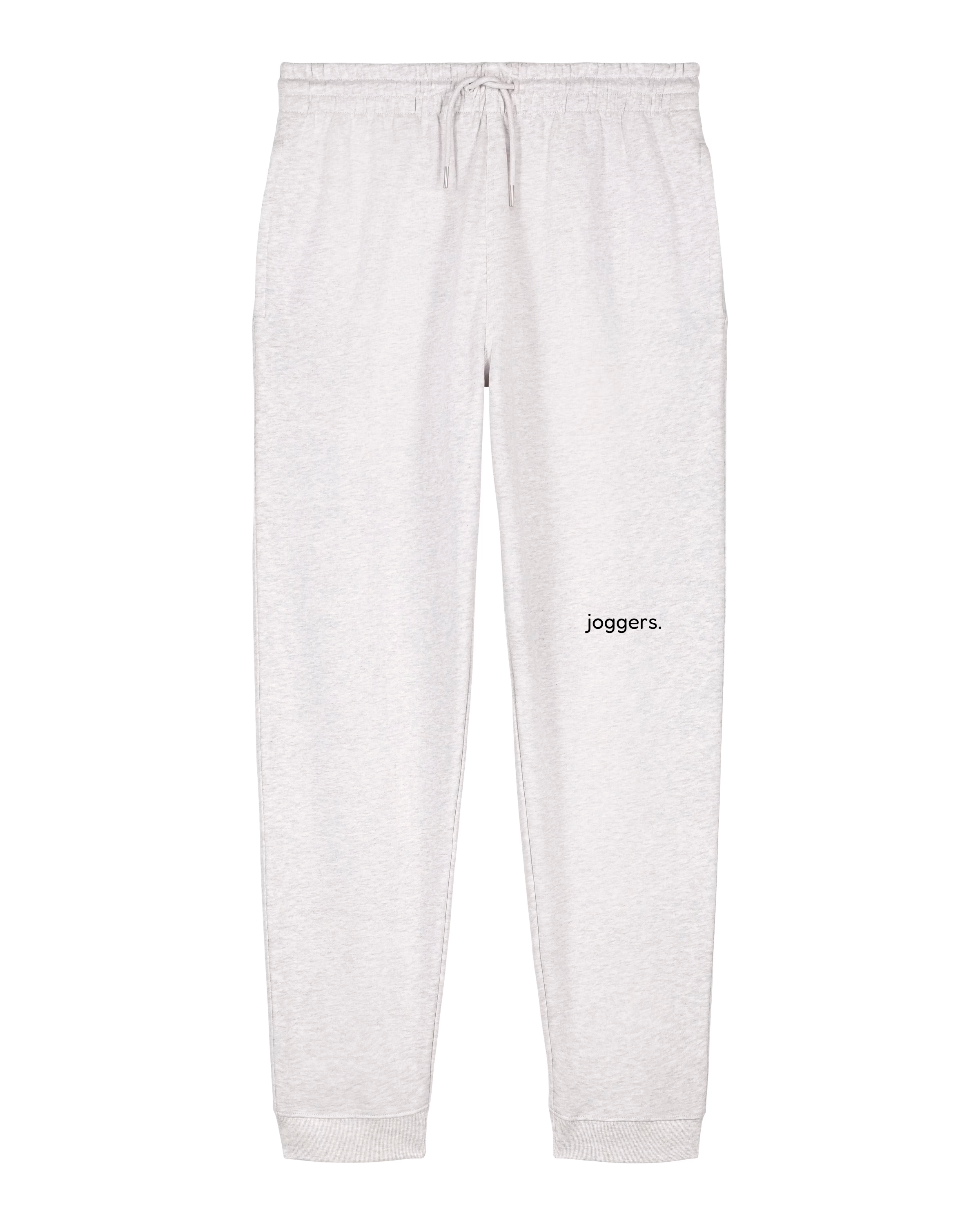 simple. cuffed joggers. cool-heather-grey