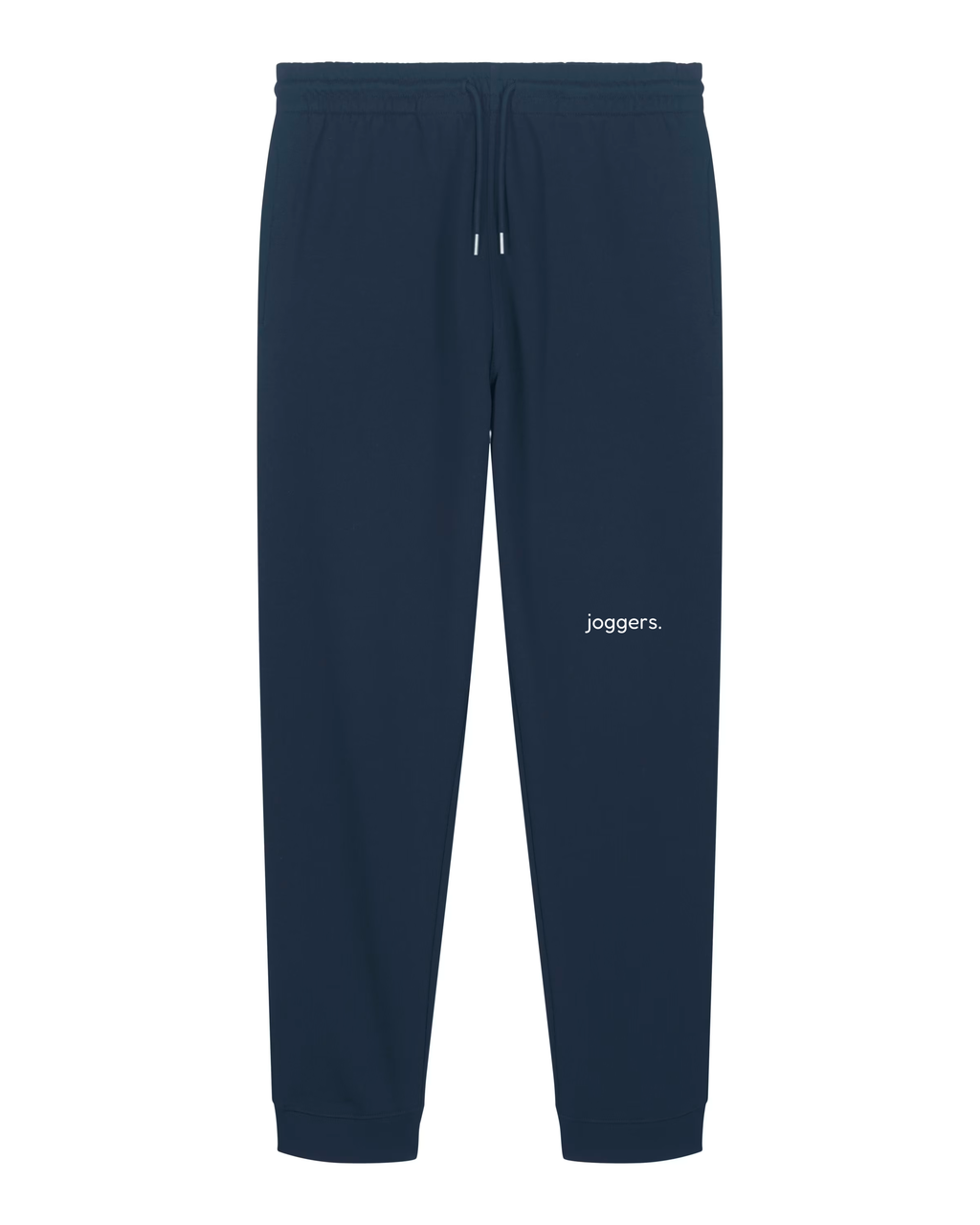 simple. cuffed joggers. french-navy