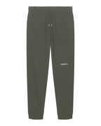 simple. cuffed joggers. khaki