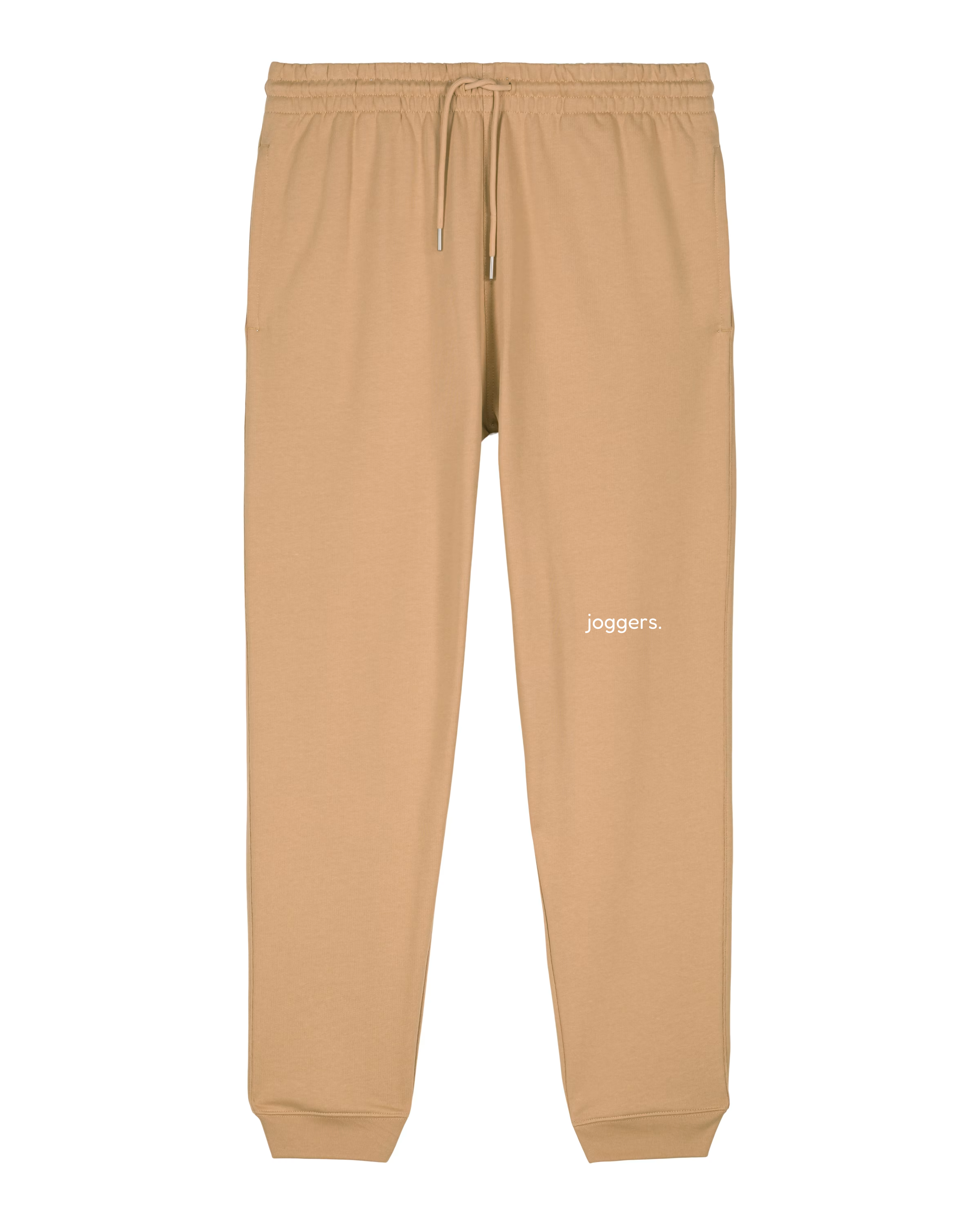 simple. cuffed joggers. latte