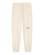 simple. cuffed joggers. natural-raw