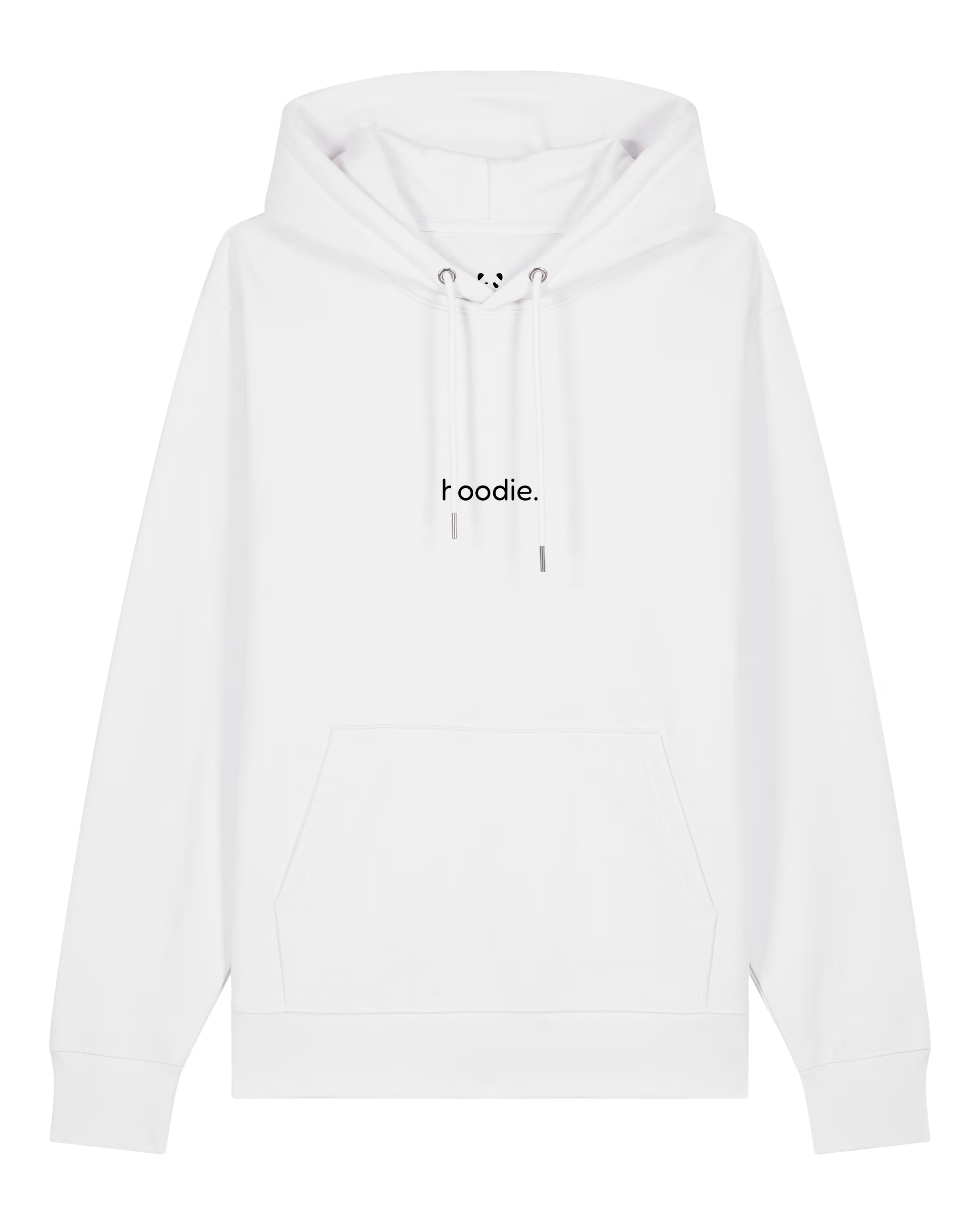 simple. hoodie. white.