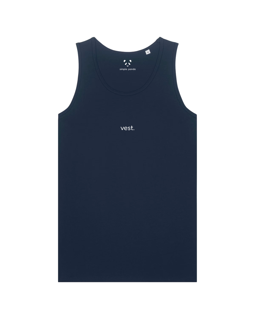 simple. relaxed vest. french-navy.