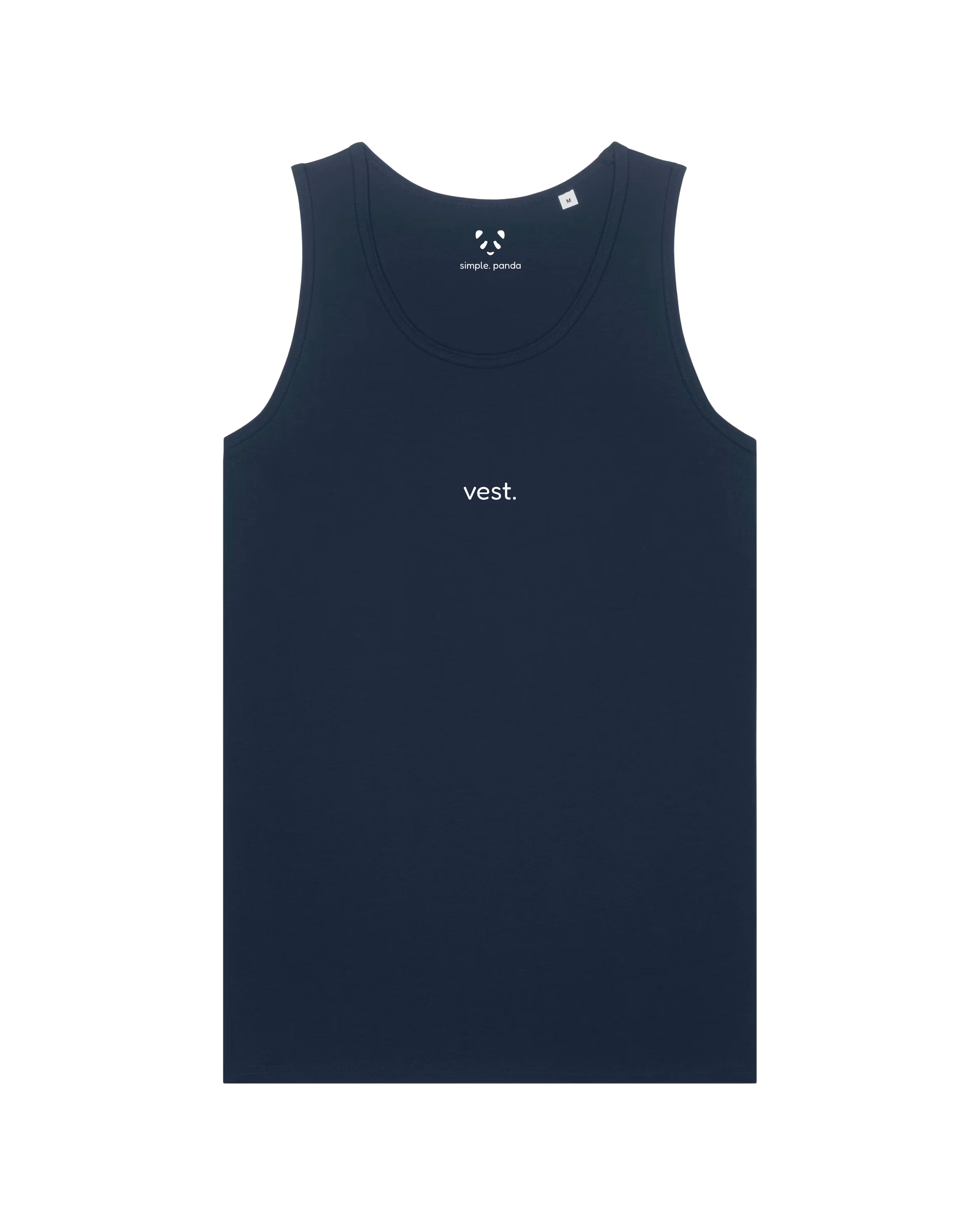 simple. relaxed vest. french-navy.