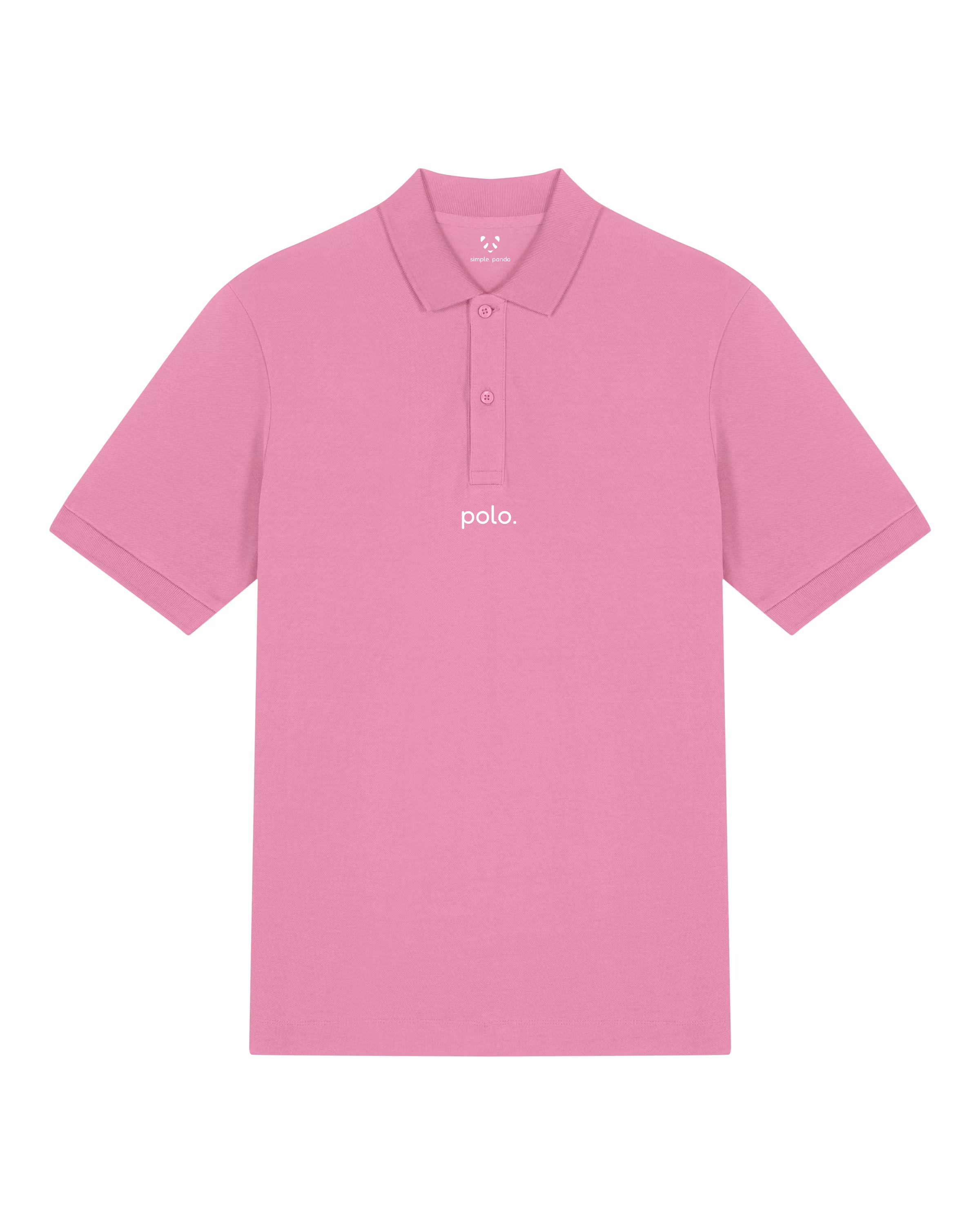 simple. polo. bubble-pink.
