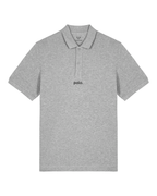 simple. polo. heather-grey.