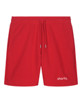 simple. shorts. red