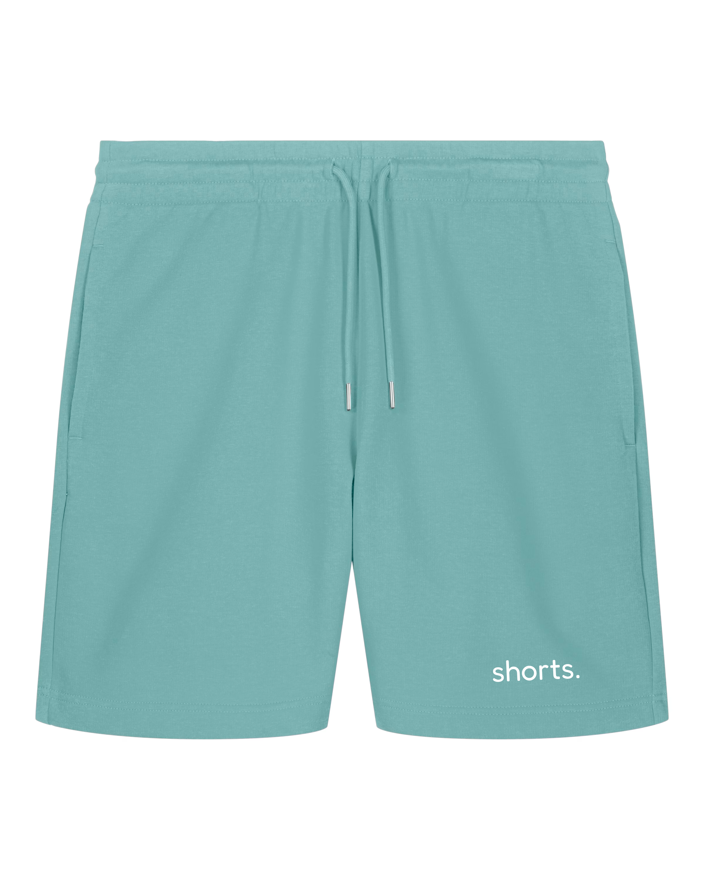 simple. shorts. teal