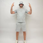 simple. shorts. heather-grey.