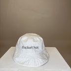simple. bucket hat. natural-raw.