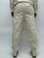 simple. cuffed joggers. natural-raw.