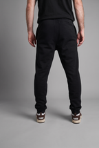 simple. cuffed joggers. black