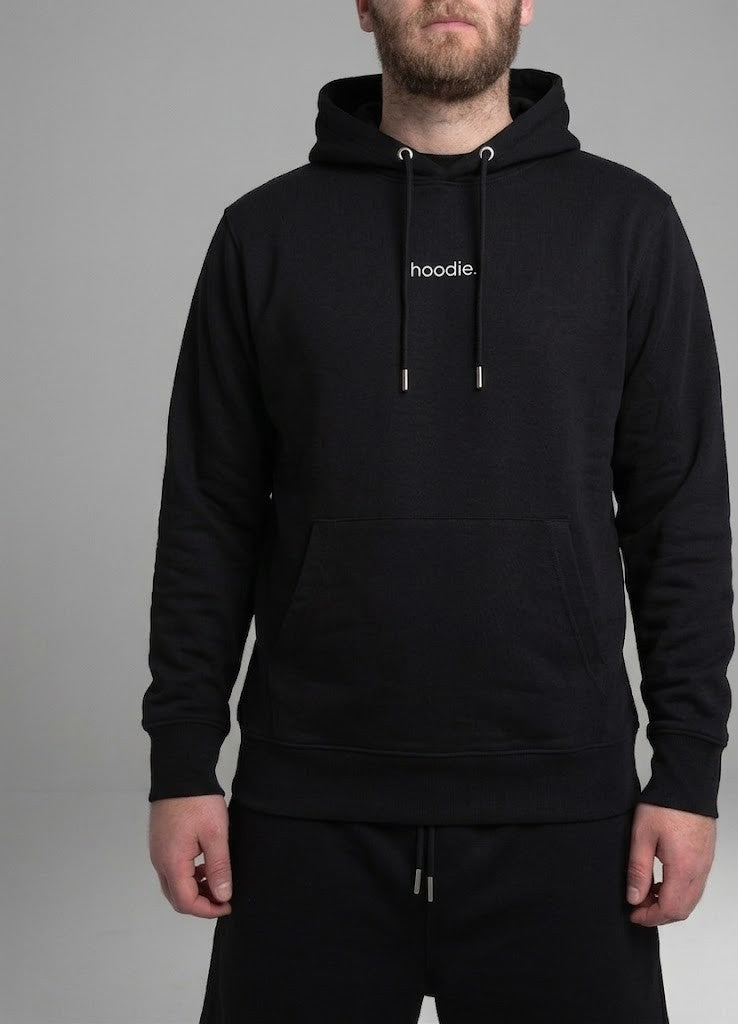 simple. hoodie. black