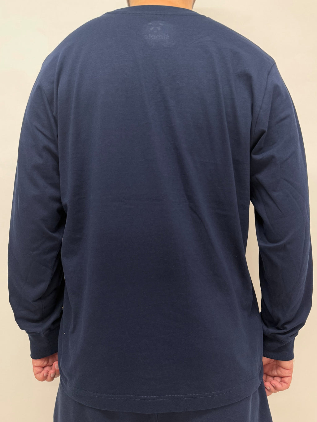 simple. long-sleeved t-shirt. french-navy.