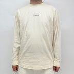 simple. long-sleeved t-shirt. natural-raw.