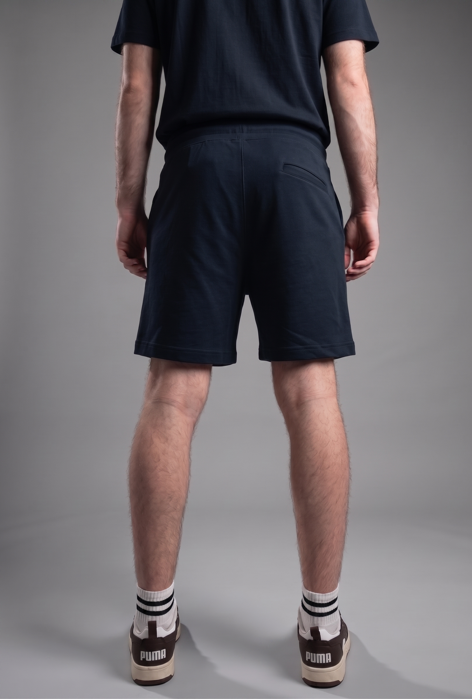 simple. shorts. french-navy