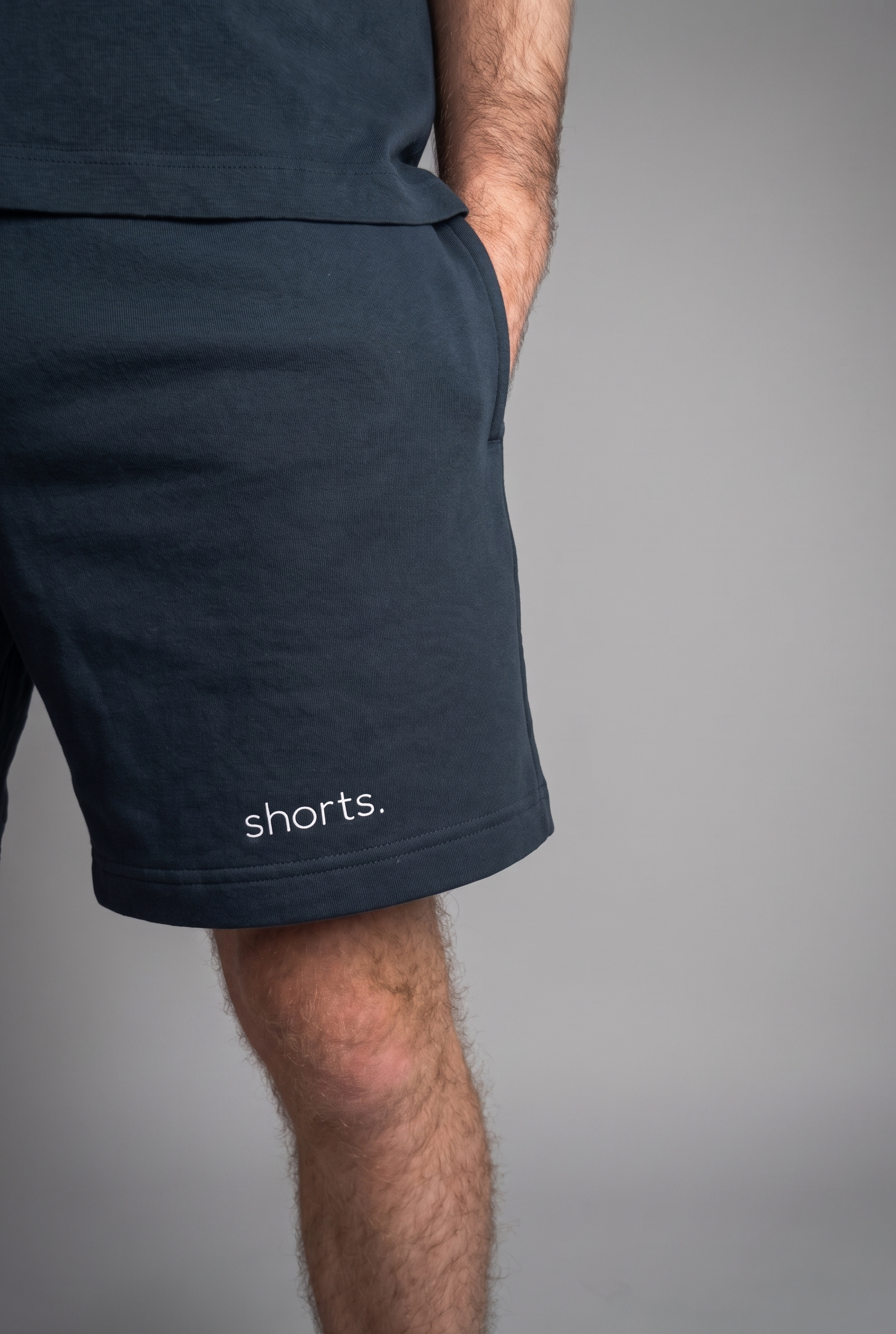 simple. shorts. french-navy