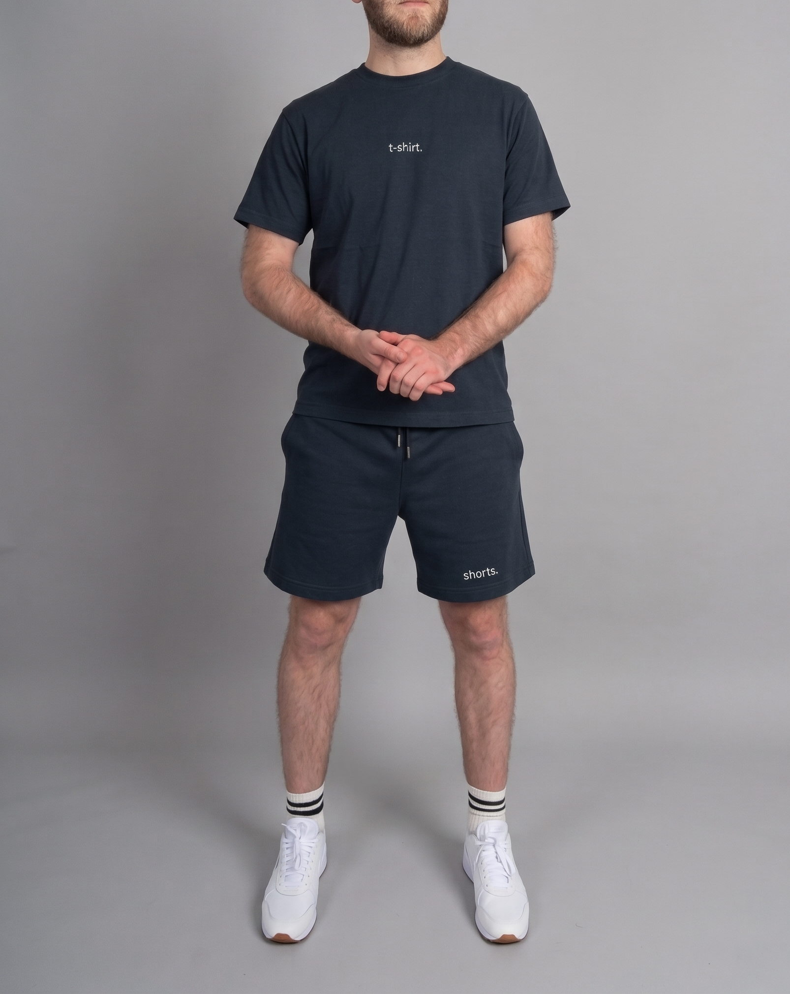 simple. shorts. french-navy