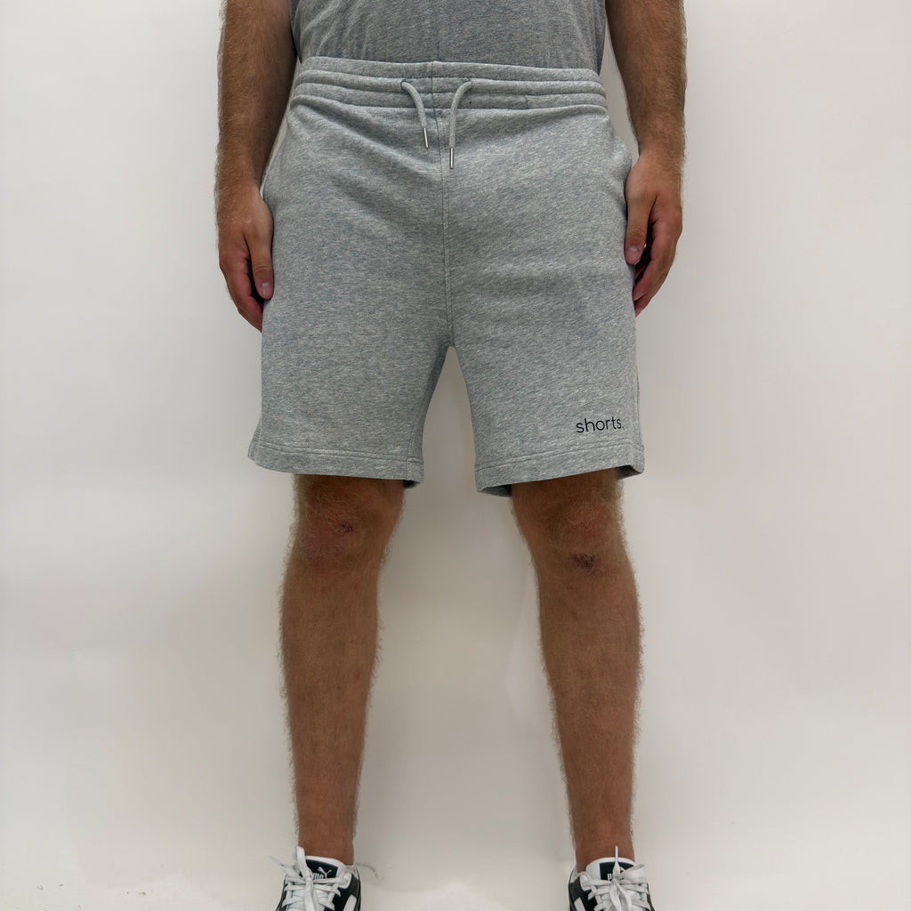 simple. shorts. heather-grey.