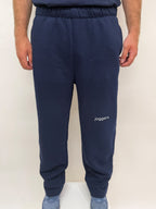 simple. straight leg joggers. french-navy.