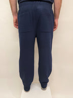 simple. straight leg joggers. french-navy.