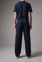 simple. straight leg joggers. french-navy