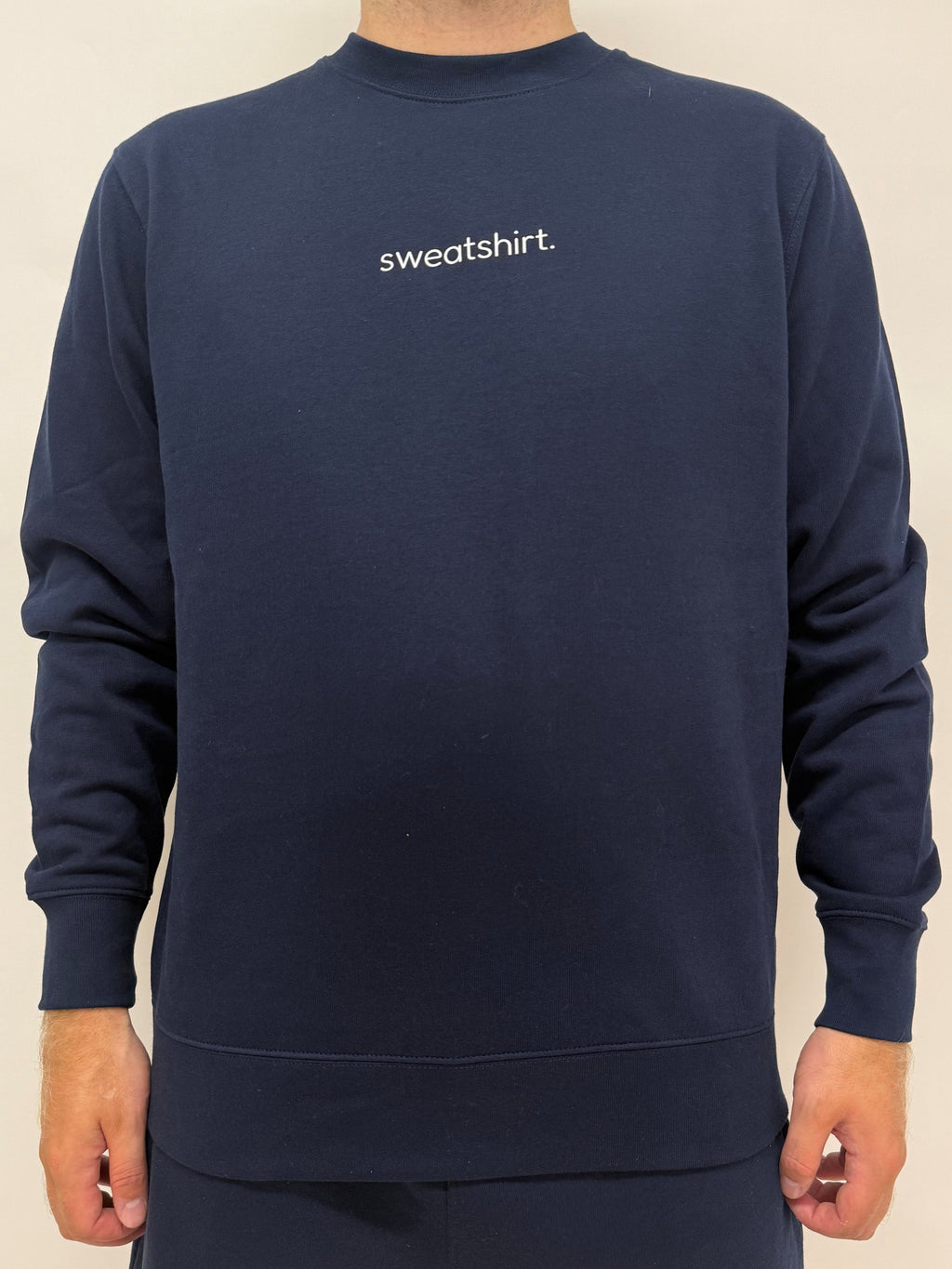 simple. sweatshirt. french-navy.