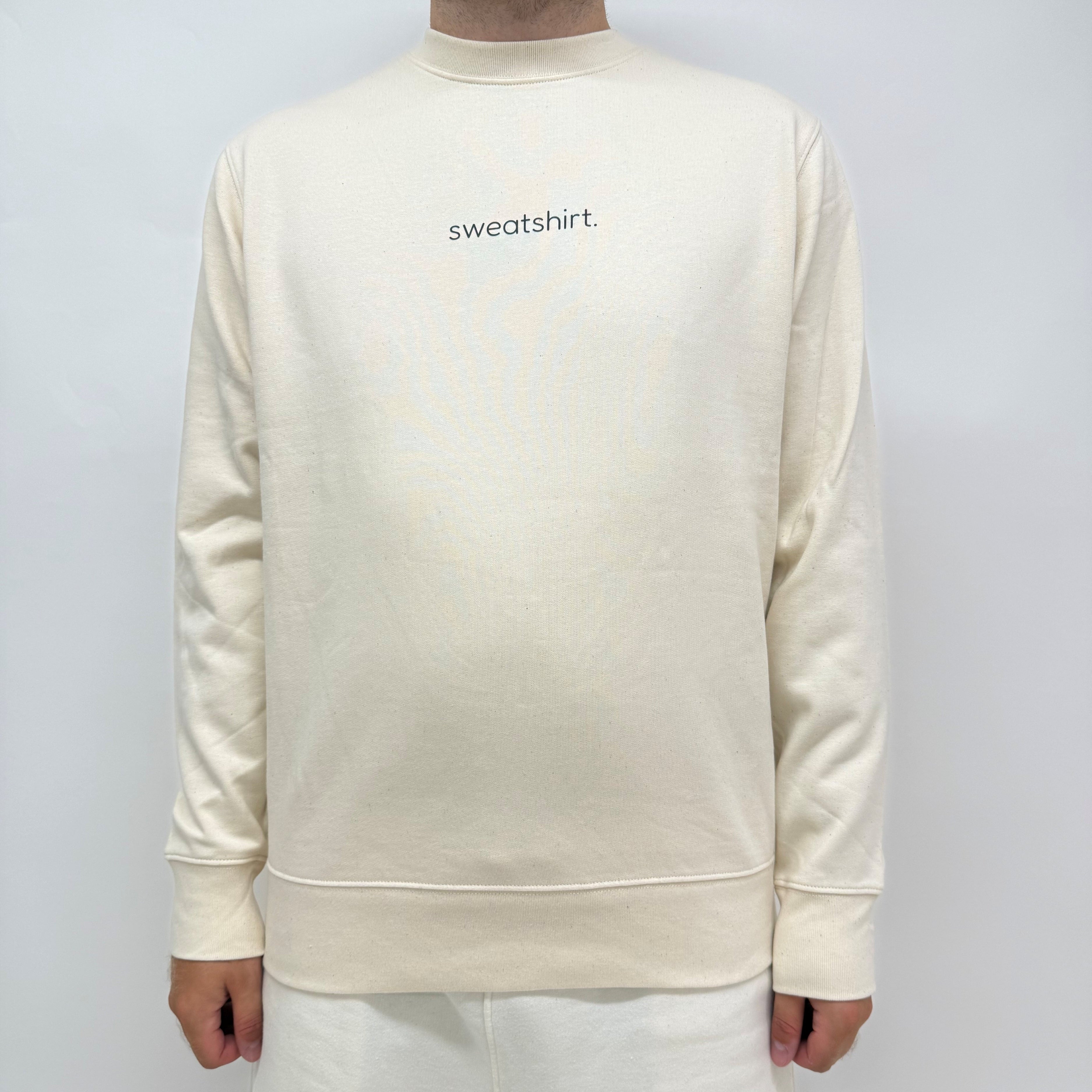 simple. sweatshirt. natural-raw.