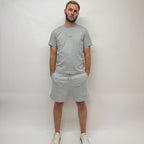 simple. shorts. heather-grey.