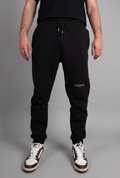 simple. cuffed joggers. black
