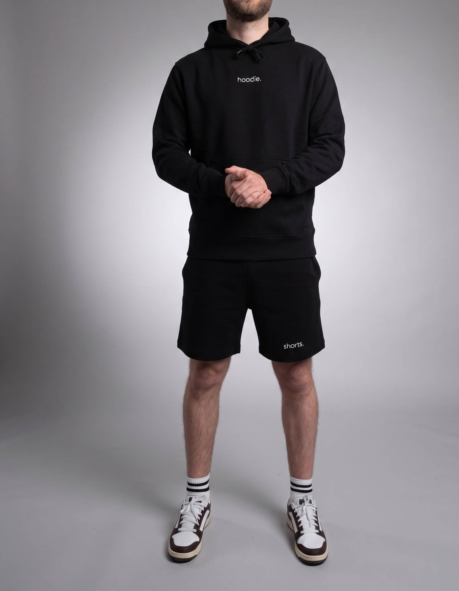 simple. hoodie. black
