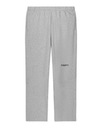 simple. straight leg joggers. heather-grey