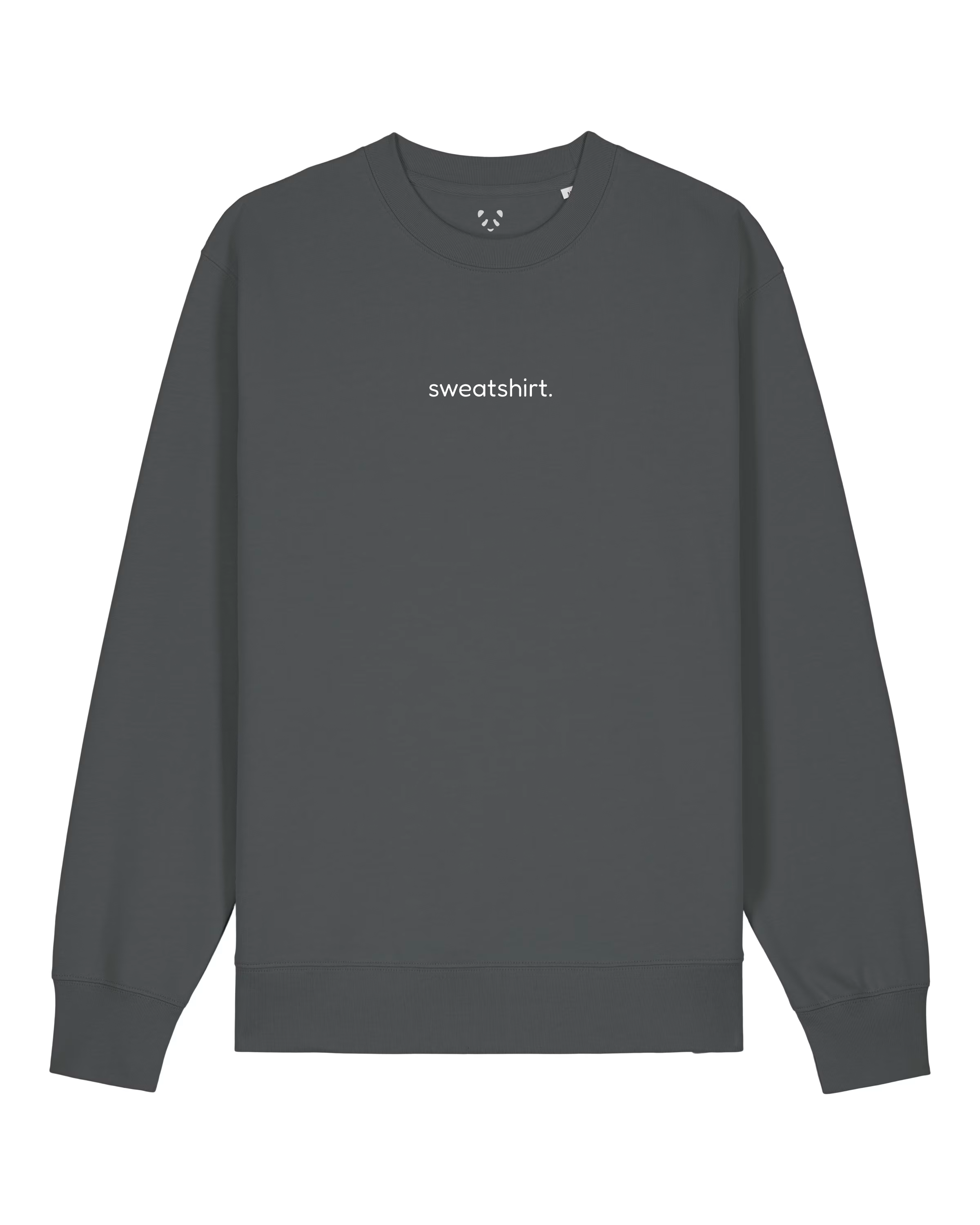 simple. sweatshirt. anthracite.