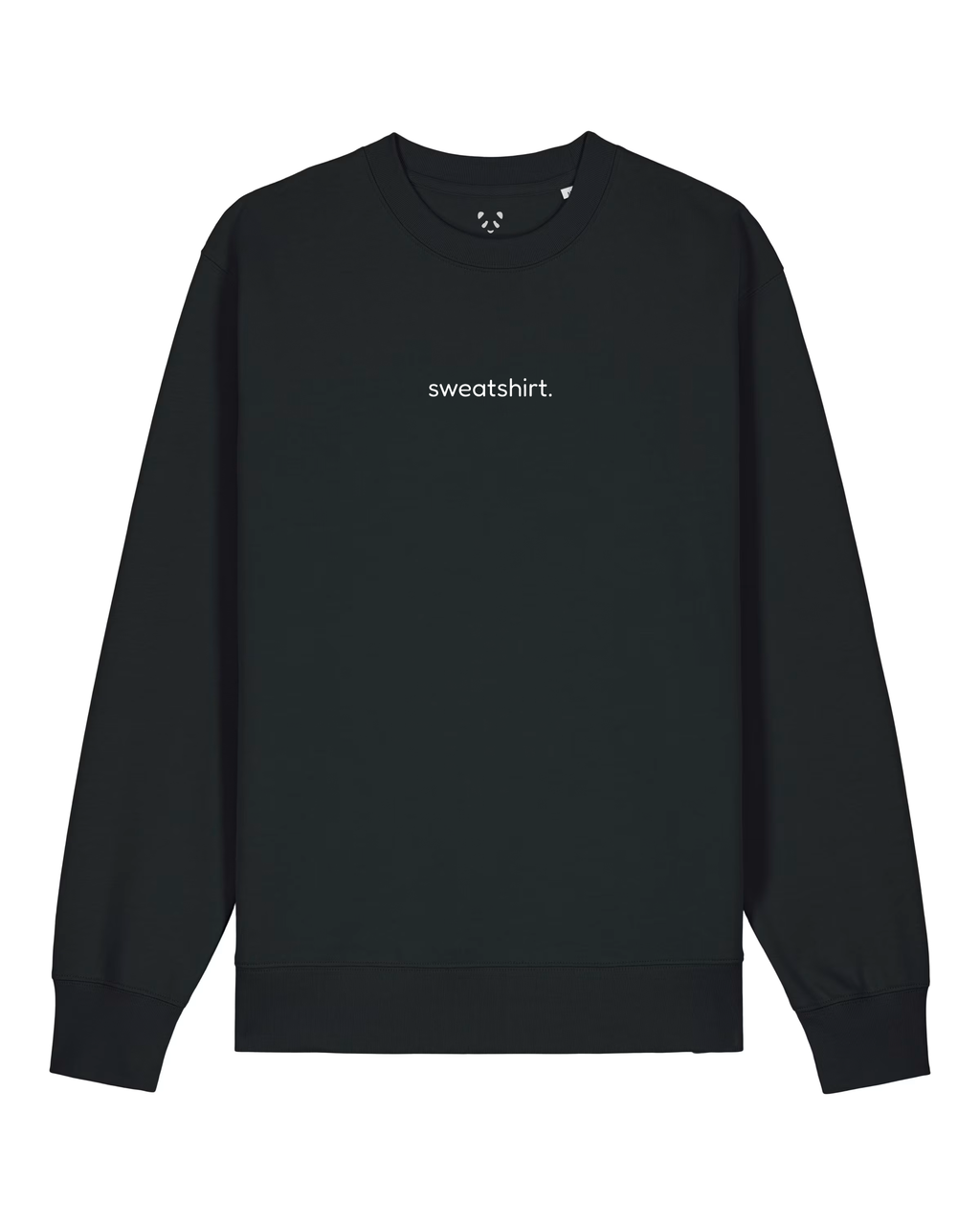 simple. sweatshirt. black.
