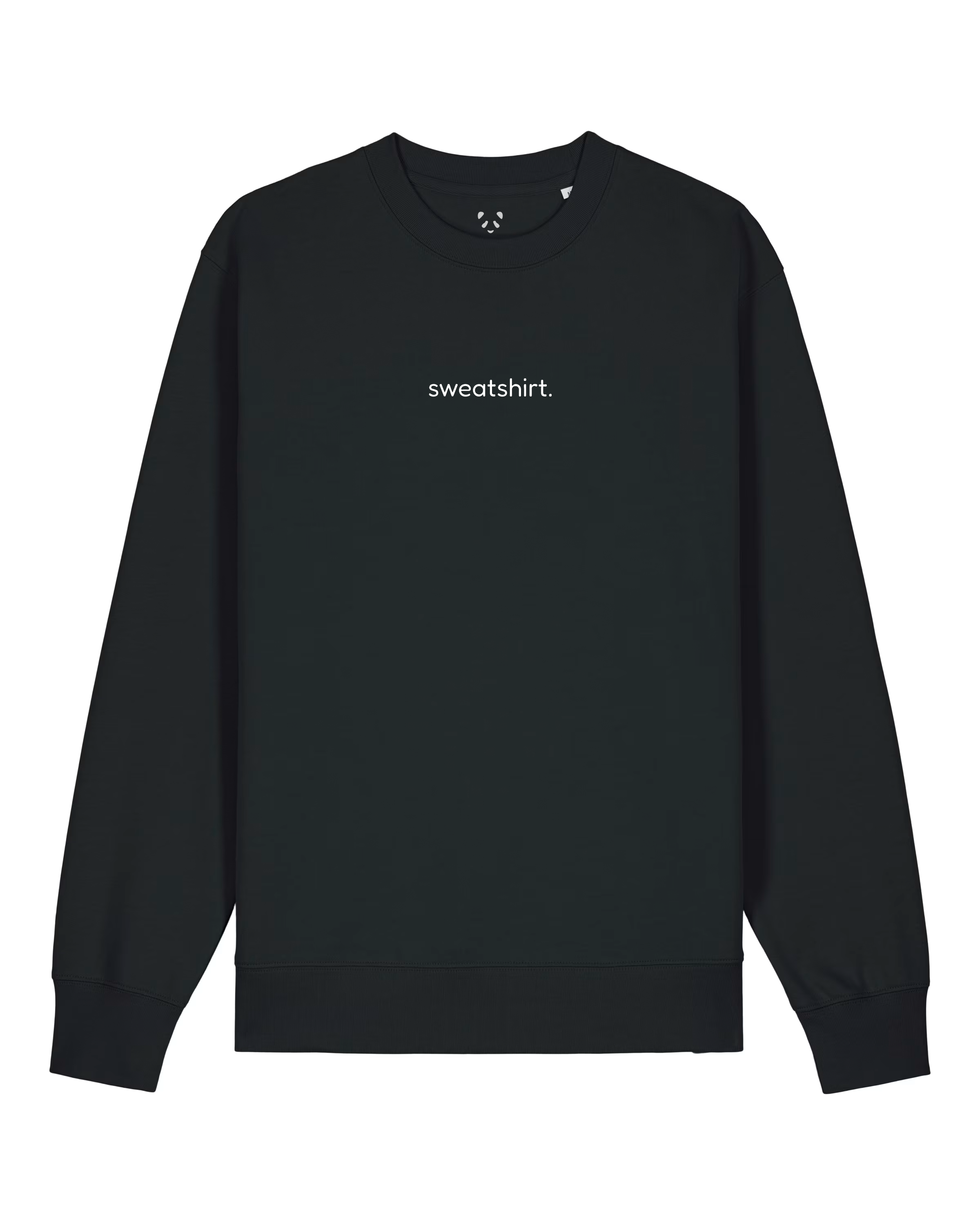 simple. sweatshirt. black.