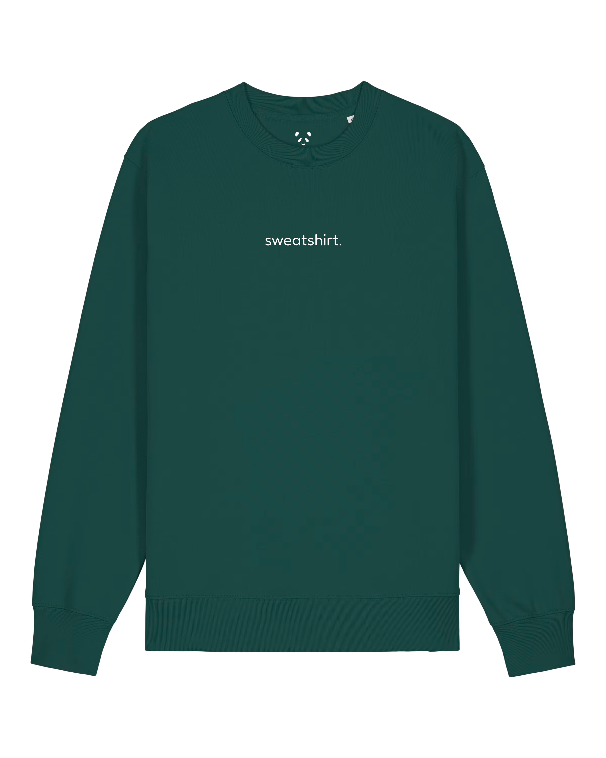 simple. sweatshirt. glazed-green.
