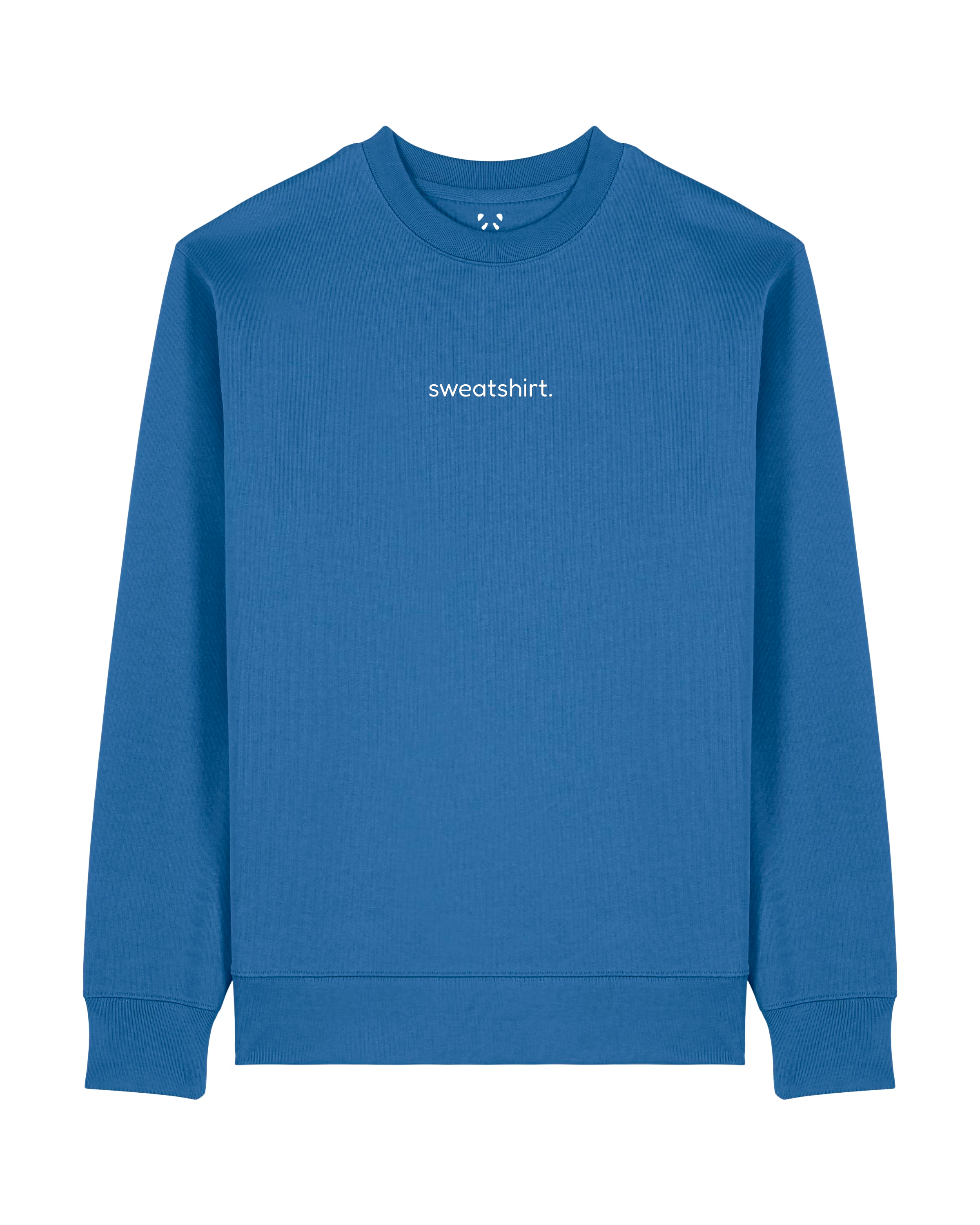 simple. sweatshirt. mindful-blue.