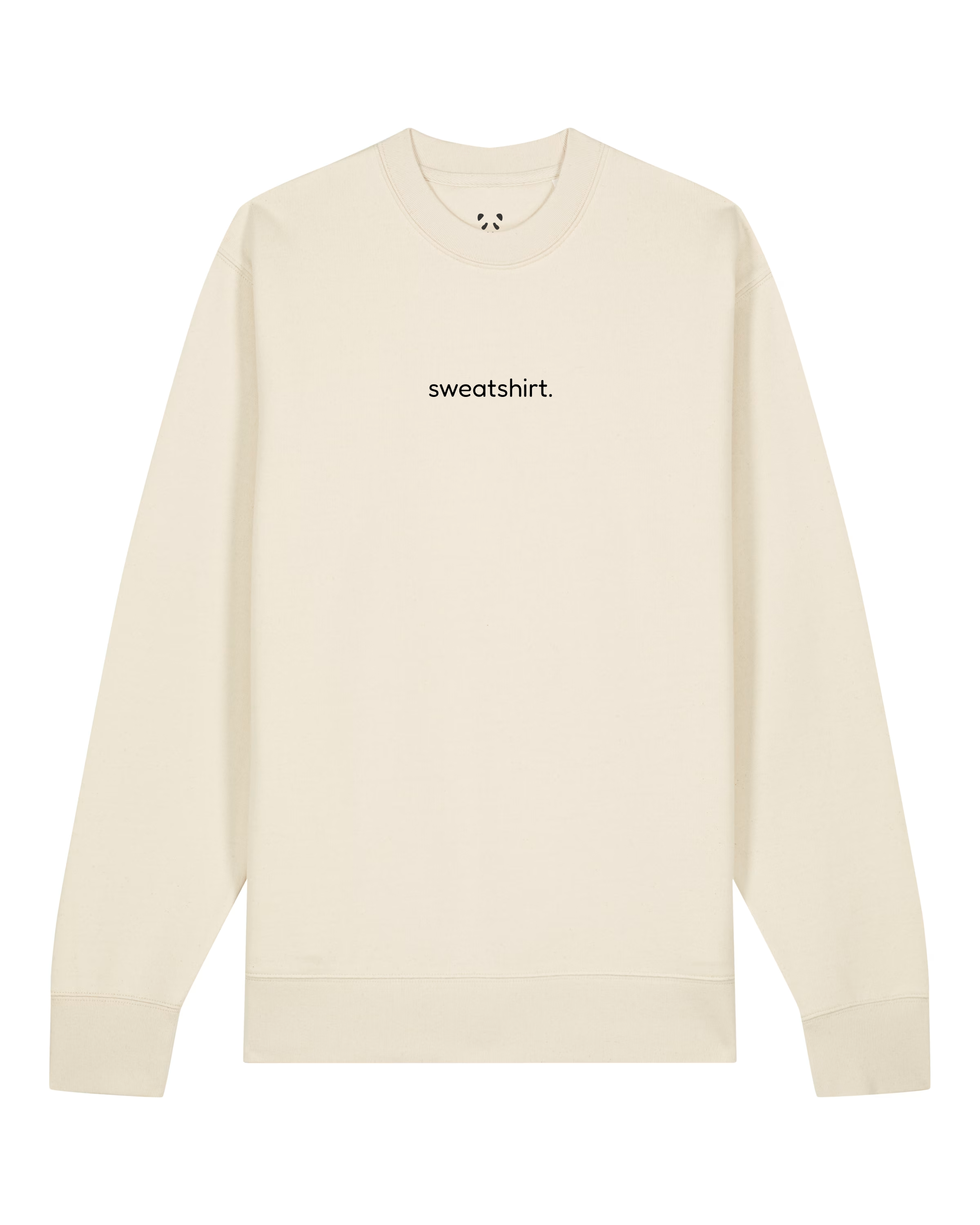 simple. sweatshirt. natural-raw.