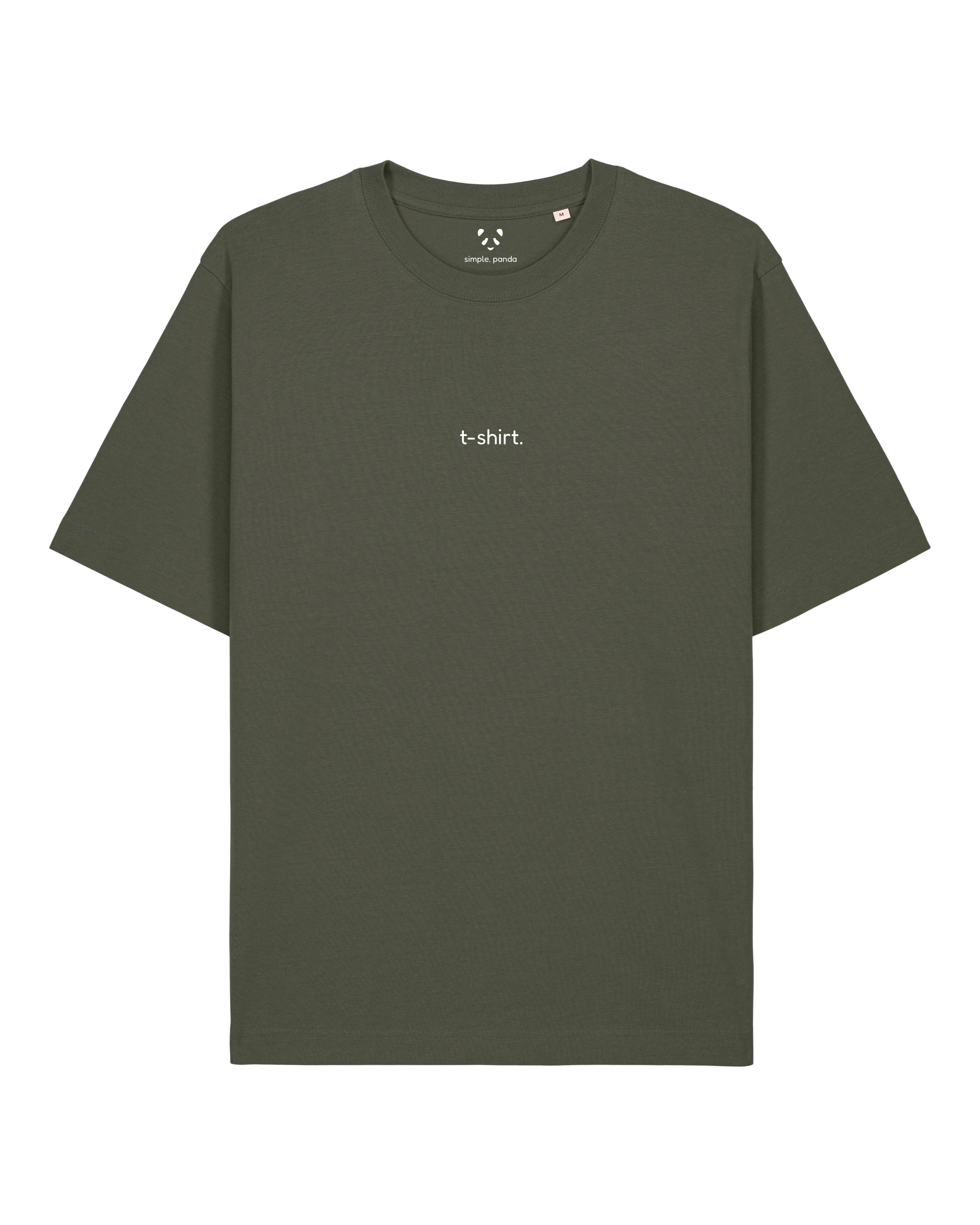 simple. t-shirt. khaki.